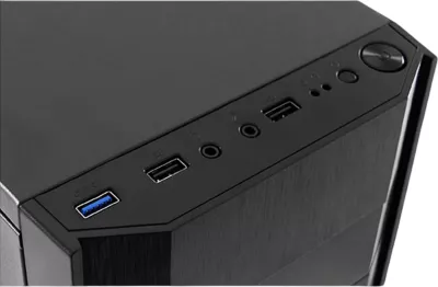 Kasë LC-Power 7036B Midi Tower, ATX, micro ATX, Mini-ITX, e zezë