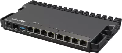 Ruter Mikrotik RB5009UG+S+IN, 7x1G + 1x2.5G Ethernet, 1x SFP+ 10G, USB 3.0, 1GB RAM, e zezë