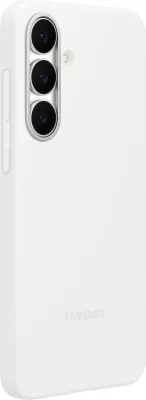 Mbështjellës silikon Samsung Galaxy S25 FE, i bardhë