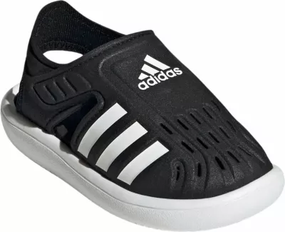 Sandale për fëmijë adidas, të bardha/ të zeza [Madhësia: 21]