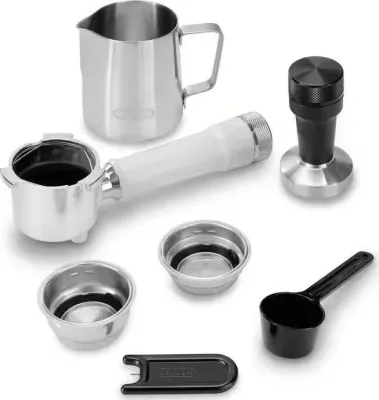 Aparat kafeje DeLonghi Dedica Duo EC890.WI, për kafe të nxehtë dhe të ftohtë, bardhë