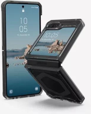 Mbështjellës UAG Plyo Pro me modul magnetik për Samsung Galaxy Z Flip 5, Gri e errët