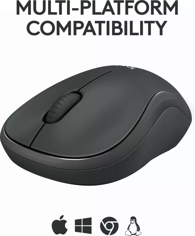Maus Logitech M240, Ambidextrous, Bluetooth, Graphite