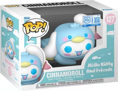 Figurinë koleksionuese Funko POP Sanrio Hello Kitty Cinnamoroll Winter, blu