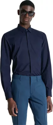 Këmishë për meshkuj Antony Morato London Slim Fit FA400078, e kaltër