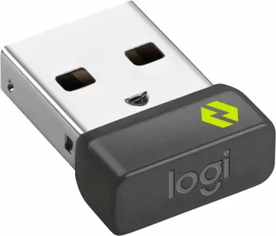 USB marrës Logitech Logi Bolt 956-000008, USB-A, deri 6 pajisje, rreze 10 m, gri/e zezë, 1 copë