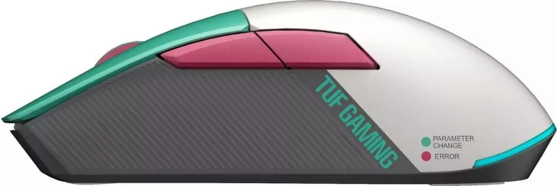 Maus gaming Asus TUF GAMING MINI WL MIKU, wireless, RGB, jeshil