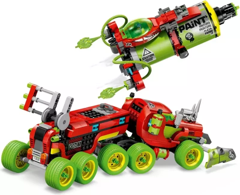 Set LEGO DREAMZZZ Mateo's Spray Paint Truck 71499, 5 minifigura, për fëmijë 9+