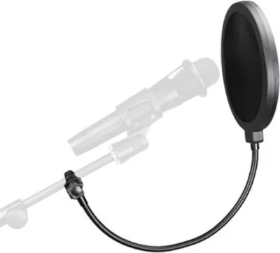 Pop filter NN POP 01 për mikrofon, 510 mm, najlon, i zi
