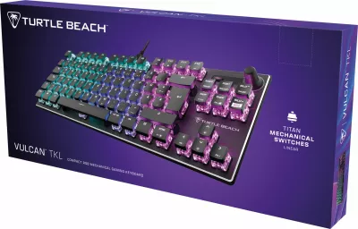 Tastierë mekanike Turtle Beach Vulcan TKL, RGB, QWERTZ, e zezë