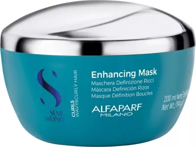 Maskë për flokë kaçurrela Alfaparf Semi Di Lino Curls Strengthening për femra, 200ml
