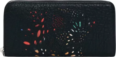 Portofol për femra Desigual MONE_NOTUS PRINT FIONA 26WAYP28, i zi