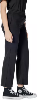 Pantallona sportive për femra Converse Star Chevron Open Hem Pant 10028418-A03, të zeza [Madhësia: L]