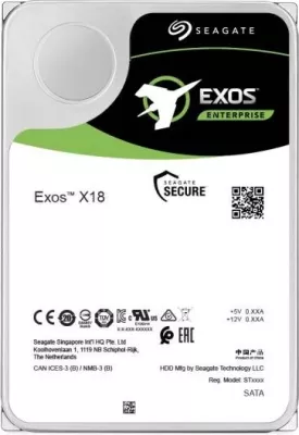 Hard disk Seagate Exos X18 ST14000NM004J, 14 TB, 3.5", 7200 RPM, SAS