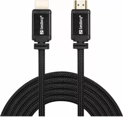 Kabllo HDMI SANDBERG 508-99 HDMI 2.0 4K@60Hz eARC 3m, e zezë