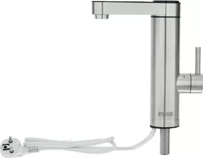 Rubinet ngrohës uji N'OVEEN IWH960, LED panel, inox, IPX4, argjendtë