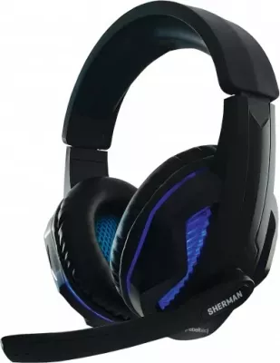 Set gaming Rebeltec SHERMAN, tastierë QZERTY, maus, kufje, USB, e zezë