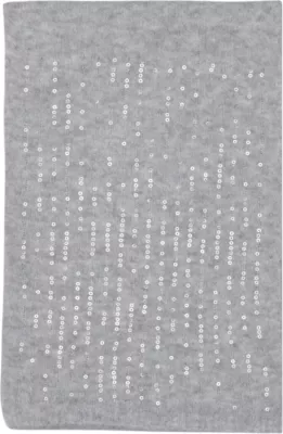 Shall për femra Pieces Pcjulietta Long Sequins 17160048, gri