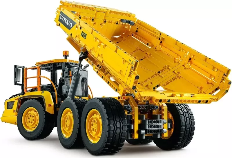 Set LEGO Technic Volvo 6x6 Articulated Hauler 42114, Verdhë