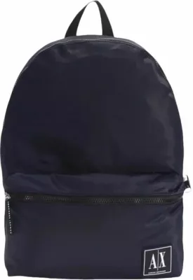 Çantë shpine Armani Exchange për meshkuj, blu e errët