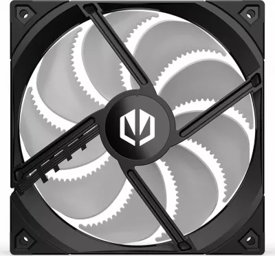 Ventilator kasë PC Endorfy Fluctus 140 PWM ARGB EY4A004, 140mm, 4-pin PWM, 1800 rpm, 1 copë, i zi
