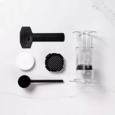 Aparat manual për kafe AeroPress Clear, 250 ml, Transparent