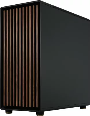 Kasë Fractal Design FD-C-NOR1X-02, Midi Tower, ATX, EATX, micro ATX, Micro-ITX, e zezë, qymyr