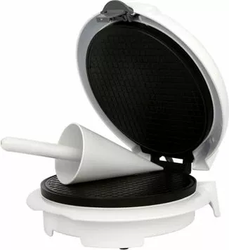 Aparat për waffle Adler AD3038 1500W, 18cm, i bardhë