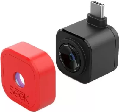 Lentë makro Seek Thermal Nano, e kuqe