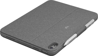 Mbështjellës me tastierë Logitech Combo Touch për iPad 10th Gen, AZERTY, Oxford Grey