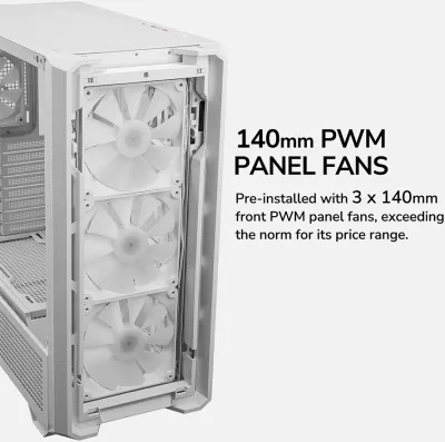 Kasë COUGAR MX600 Full Tower, RGB, e bardhë