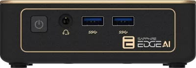 Kompjuter Mini PC barebone Sapphire EDGE AI 370, Ryzen AI 300, Radeon 890M, HDMI 2.1, VESA, i zi/ari