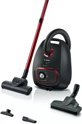 Fshesë me korent BOSCH Serie 4 BGB41POW1, 850 W, me qese, e zezë
