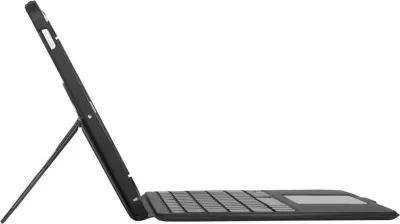 Mbështjellës me tastierë Bluetooth Targus VersaVu për iPad, Nordic, i zi