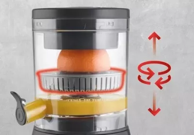 Shtrydhëse citrusi elektrike CASO CP 400 Lift 300W, e zezë/inoks