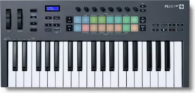 Tastierë MIDI novation FLkey 37, 37 taste, për FL Studio, e zezë