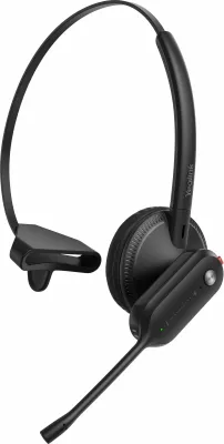 Kufje wireless Yealink WH63 E2 UC, kontroll në vesh, mikrofon boom, e zezë