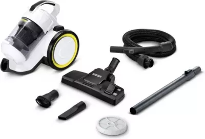 Fshesë me korrent pa qese, Karcher VC 3 (ERP) EU-I 1.198-053.0, 700 W, depozitë 0.9 L, filtër HEPA 13, e bardhë