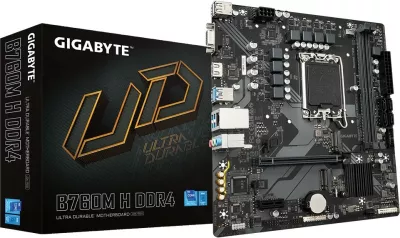 Pllakë amë Gigabyte B760M H DDR4, Intel Core 14th Gen, 64 GB, LGA 1700