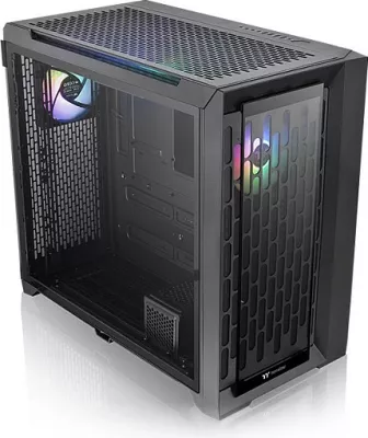 Kasë Thermaltake CTE C750 TG ARGB, midi tower, xham i temperuar, e zezë