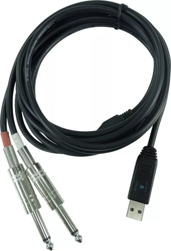 Kabllo audio interface Behringer Line 2 USB, 2 m, e zezë