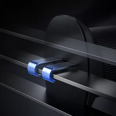 Mbajtës magnetik Baseus CW01 për iPhone, karikues wireless 15W, për grilë ventilimi, i zi