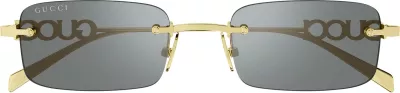 Syze dielli për meshkuj Gucci GG1808S 003, të arta [Madhësia: 52]