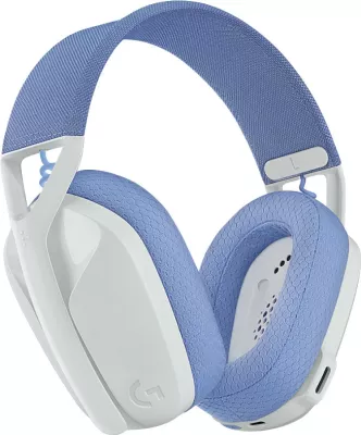 Kufje gaming Logitech G G435 LIGHTSPEED, Wireless, 20 - 20000 Hz, 165 g, E bardhë dhe lejla