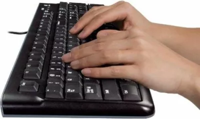Tastierë Logitech K120, me kabllo USB, layout slloven, e zezë, OEM