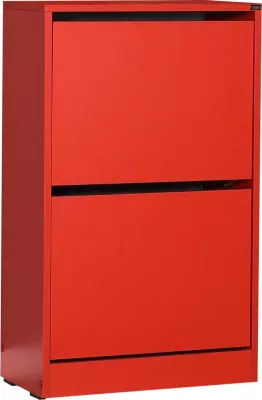 Dollap këpucësh Hanah Home, SHC-320-KK-1, ngjyrë e kuqe