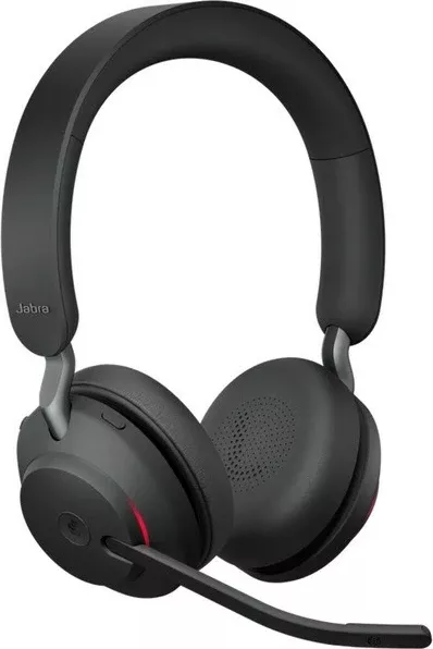 Kufje Jabra Evolve2 65 USB-A MS Stereo, Wireless, Office/Call center, 20 - 20000 Hz, 176.4 g, Black
