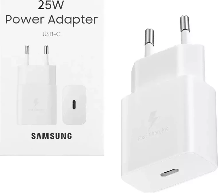 Adapter Samsung 25W USB-C i bardhë