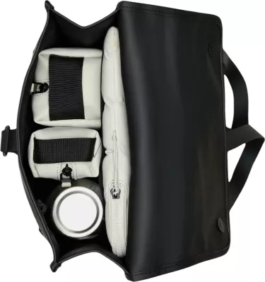 Çantë shpine unisex Rains Backpack Mini W3 13020, e zezë