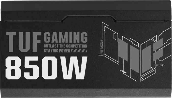 Furnizimi me energji ASUS TUF Gaming 850W Gold, 24-pin ATX, ATX, e Zezë